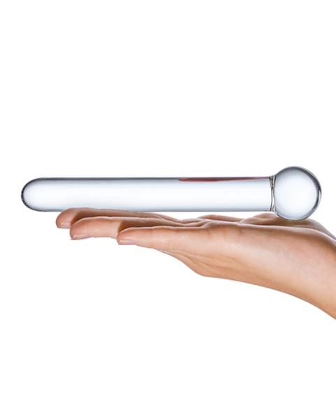 Glas 7 inches Straight Glass Dildo Clear