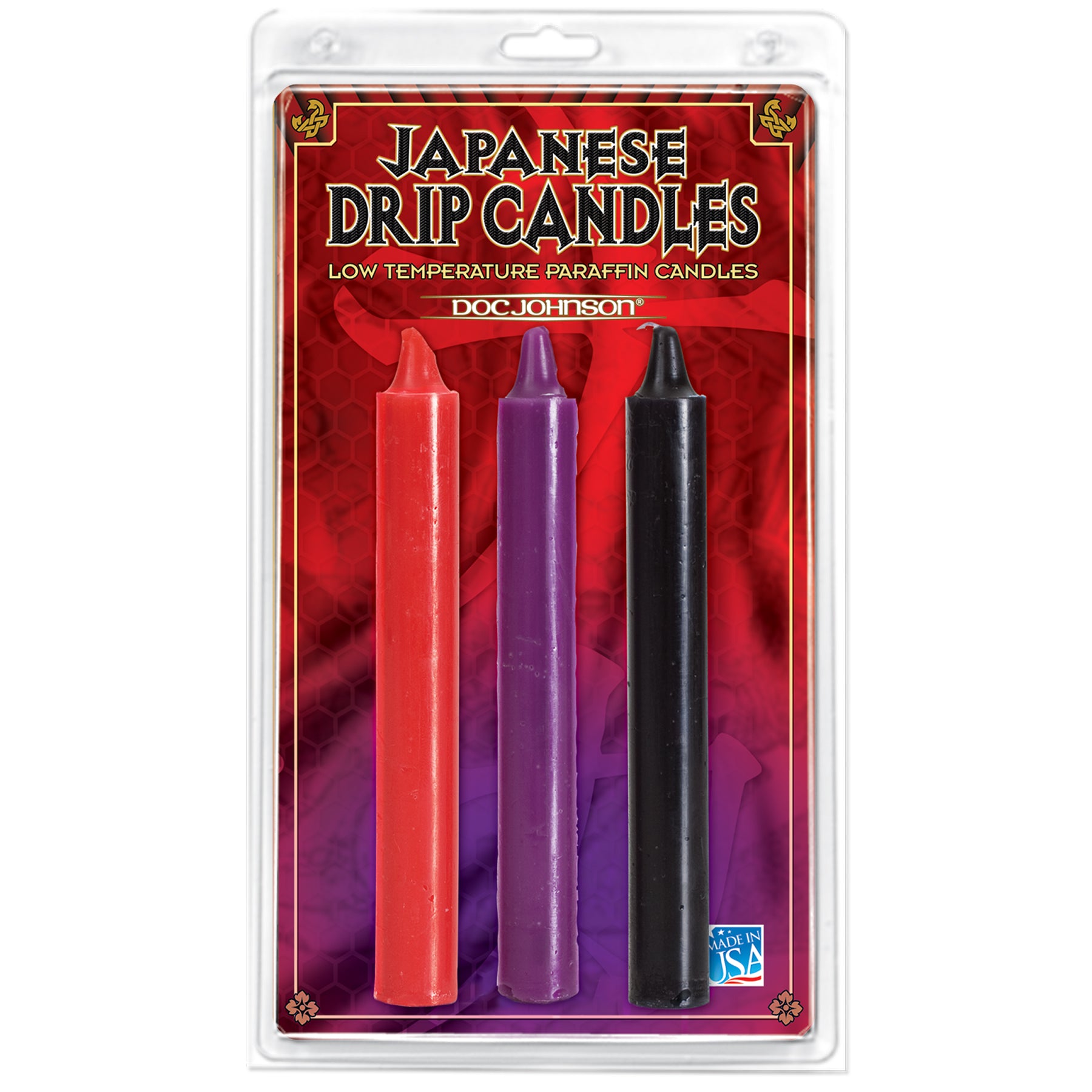 Japanese Drip Cand-Red,Purple,Black
