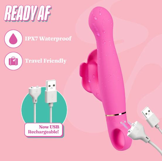 Aria Naughty Af 2.0 Vibe Plum Rechargeable