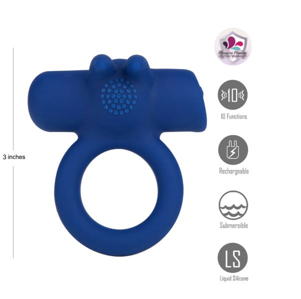 Huxley Blue Liquid Silicone C-ring-jaguar