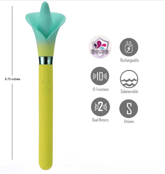 Vala Dual Jaguar Power Flower Vibe Yellow