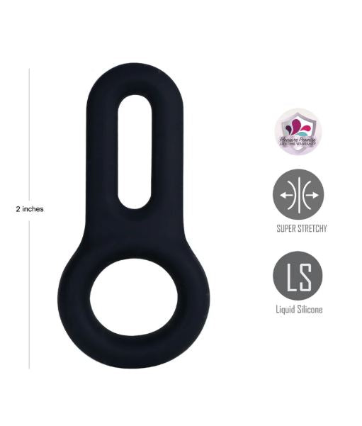 Gavin Black Liquid Silicone C-ring