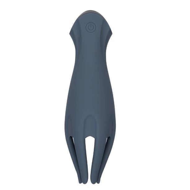 LEO Grey Silicone Tickling Vibrator