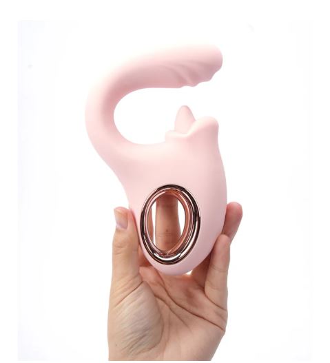 Jaylee Dual Motor G-spot Tickler Vibrator Pink