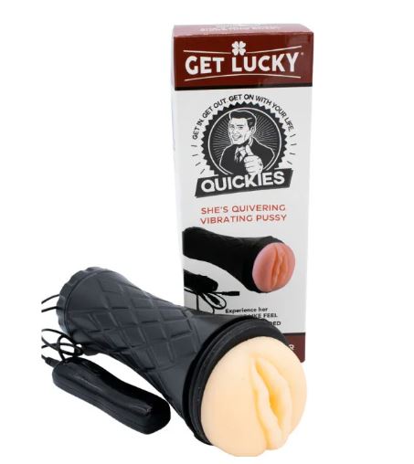 Get Lucky Quickies She's Quivering Vibrating Pussy Masturbator