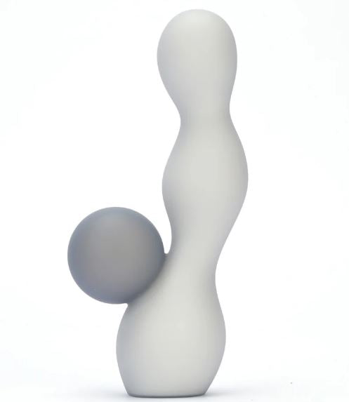 Presley Grey Ball Vibrator Grey/ Black