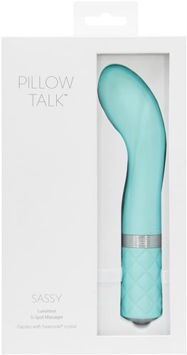 Pillow Talk Sassy Gspot Massager Teal