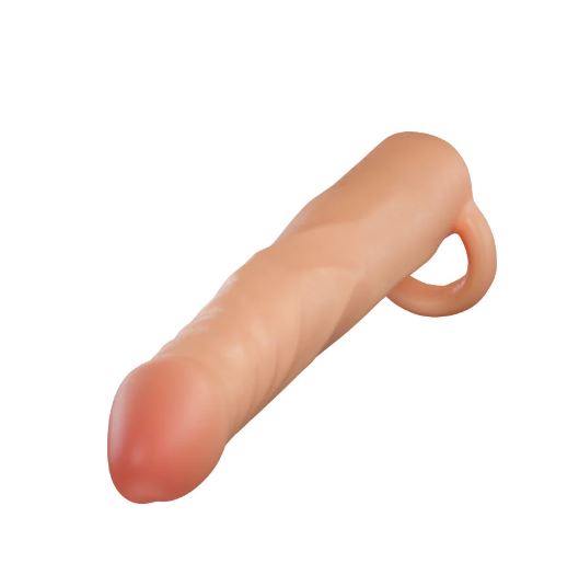 Performance Plus 2.5 in. Silicone Penis Xtender Beige