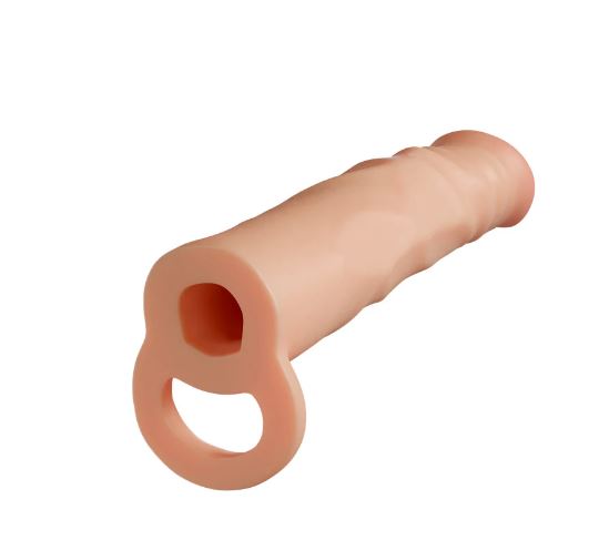 Performance Plus 2.5 in. Silicone Penis Xtender Beige