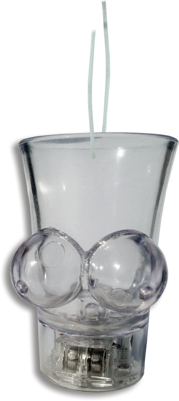 Light Up Boobie Shot Glass With String