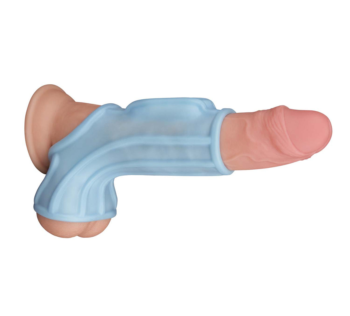 Vibrating Power Sleeve Sleek Fit Blu
