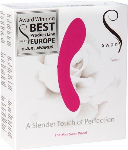 Mini Swan Wand 4.75 inches Pink Vibrator