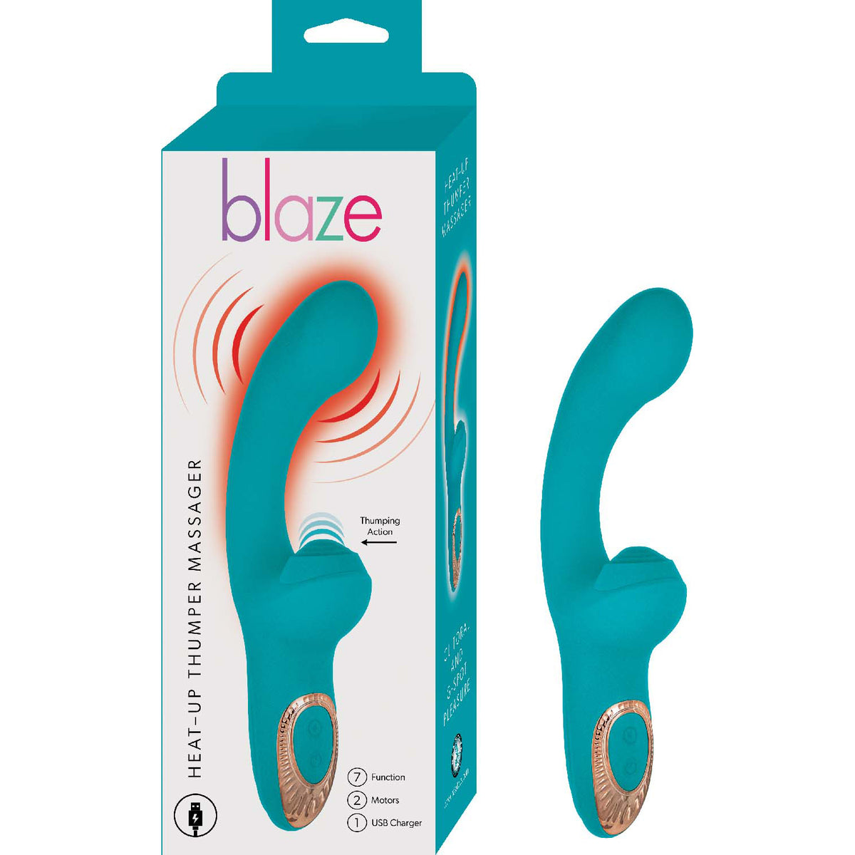 Blaze Heat-Up Thumper Massager