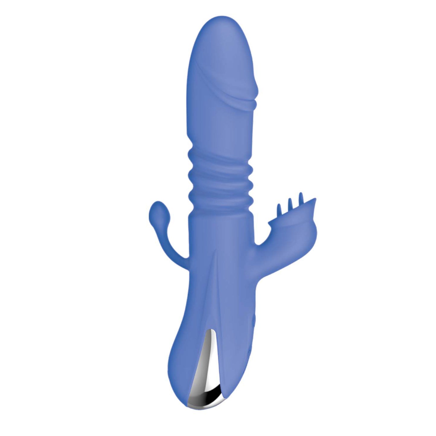 Intruder Heat Up Thruster with Tickler Blue
