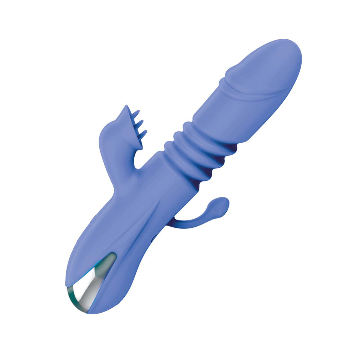 Intruder Heat Up Thruster with Tickler Blue