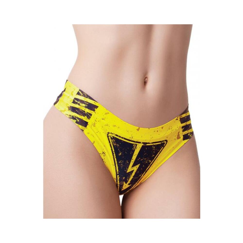 Mememe Urban Geeks Members Only Printed Thong Lg