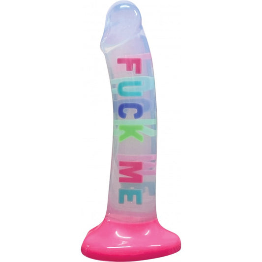 Cotton Candy Fuck Me 8 Silicone Dildo "