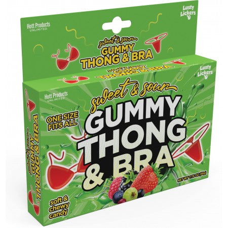 Sweet & Sour Gummy Thong And Bra