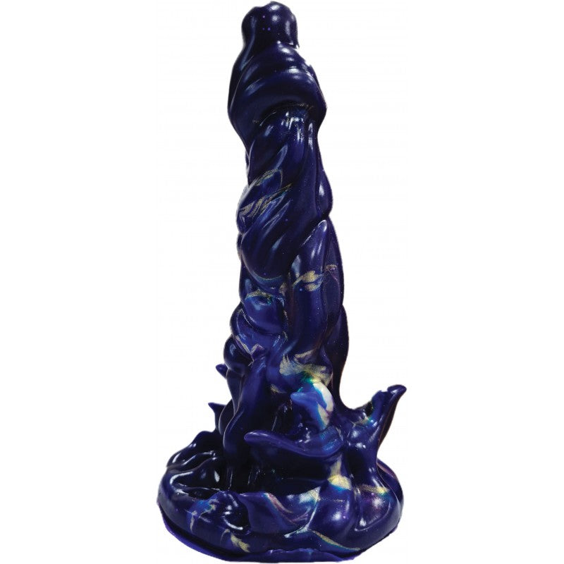 Monster Romance Demon Thrasher with Vibrating Bullet Silicone Dildo 6.5 in.