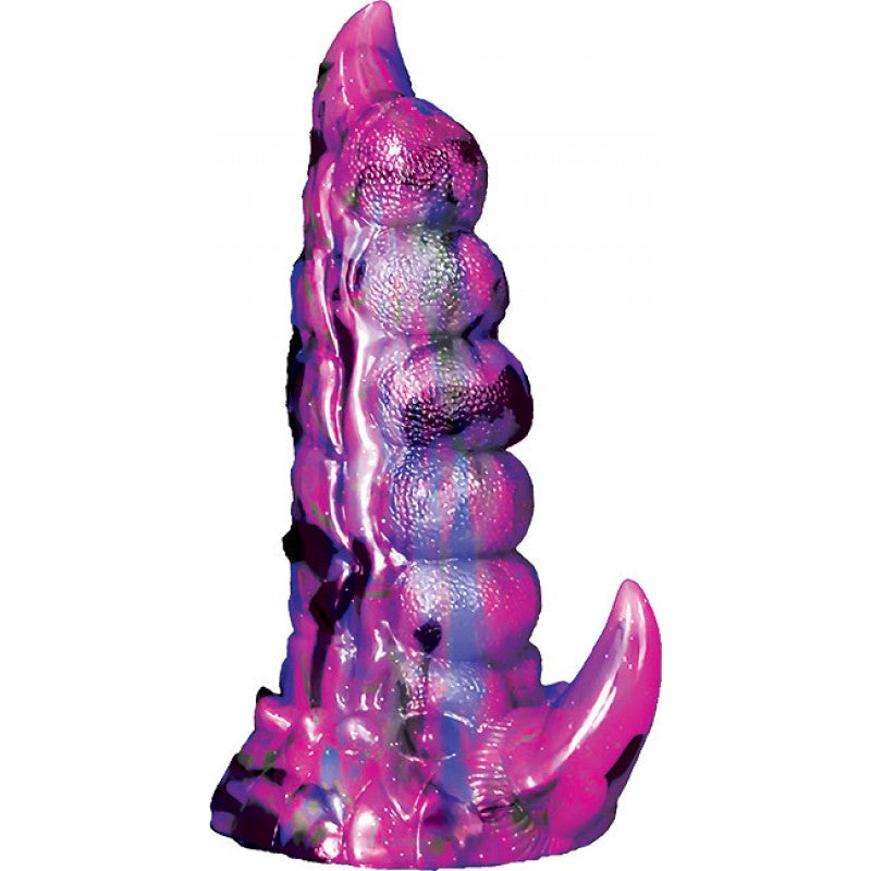 Monster Romance Hydra Nymph with Vibrating Bullet Silicone Dildo 7.5 in.