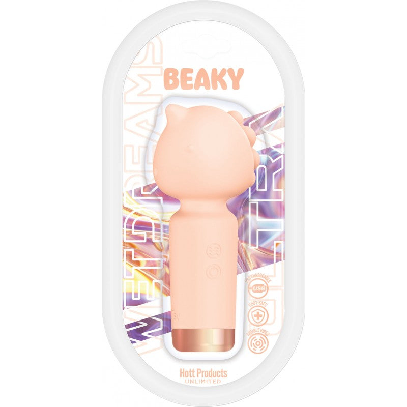 Wet Dreams Pure Pearl Mini Vibe Massager Multi Speed Silicone Aqua