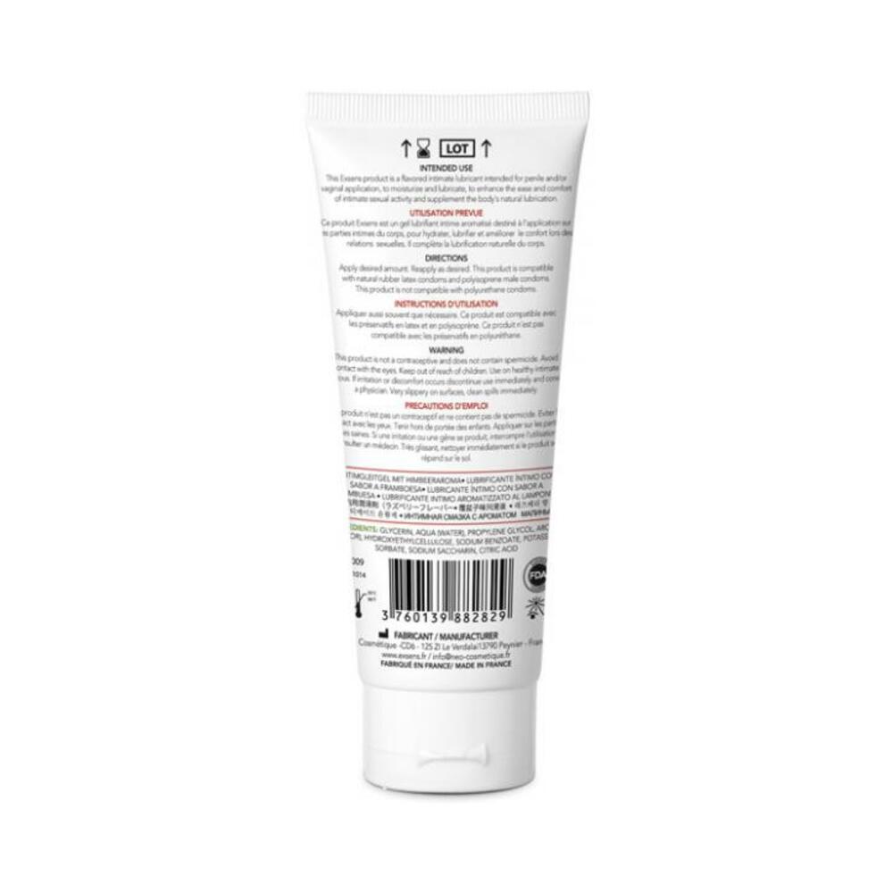 Exsens Of Paris Flavored Water Based Lubricant Raspberry
