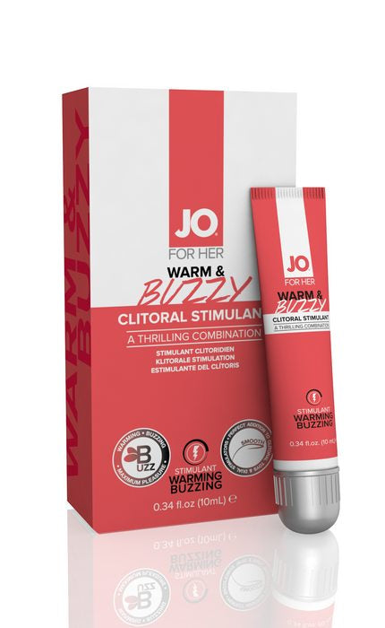 Jo Warm & Buzzy - Original - Stimulant (water-based) 0.34 Fl Oz / 10 Ml