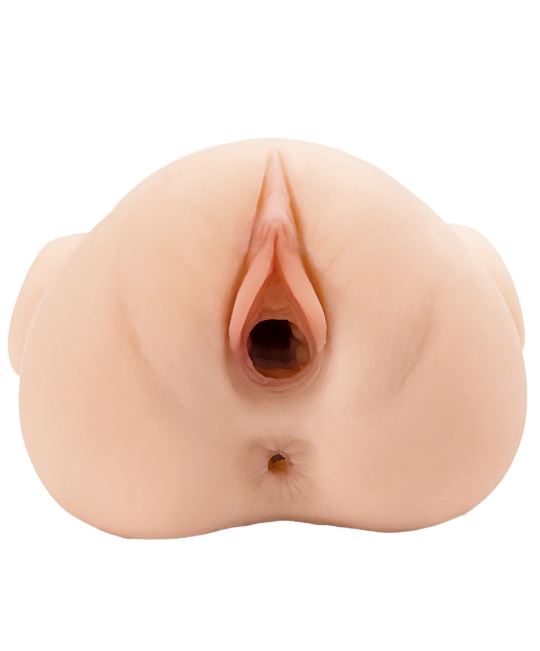 PDX Plus Double Pounder Vibrating Squeeze Stroker - Light
