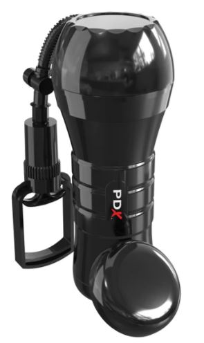 PDX Extreme Wet Pussies Super Sucker XXL Stroker - Brown