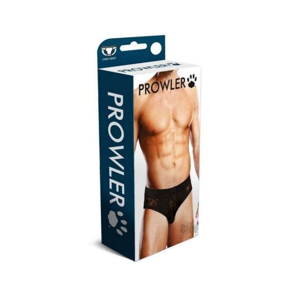 Prowler Black Lace Open Brief Xxl