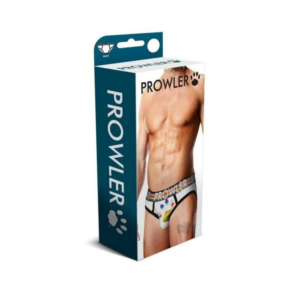 Prowler White Oversized Paw Brief Lg