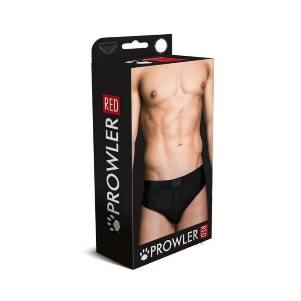 Prowler Red Ass Less Brief Blk Xl