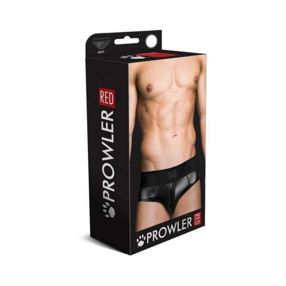 Prowler Red Wetlook Brief Blk Xxl