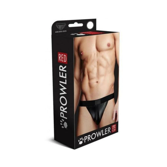 Prowler Red Wetlook Assless Jock Blk Sm