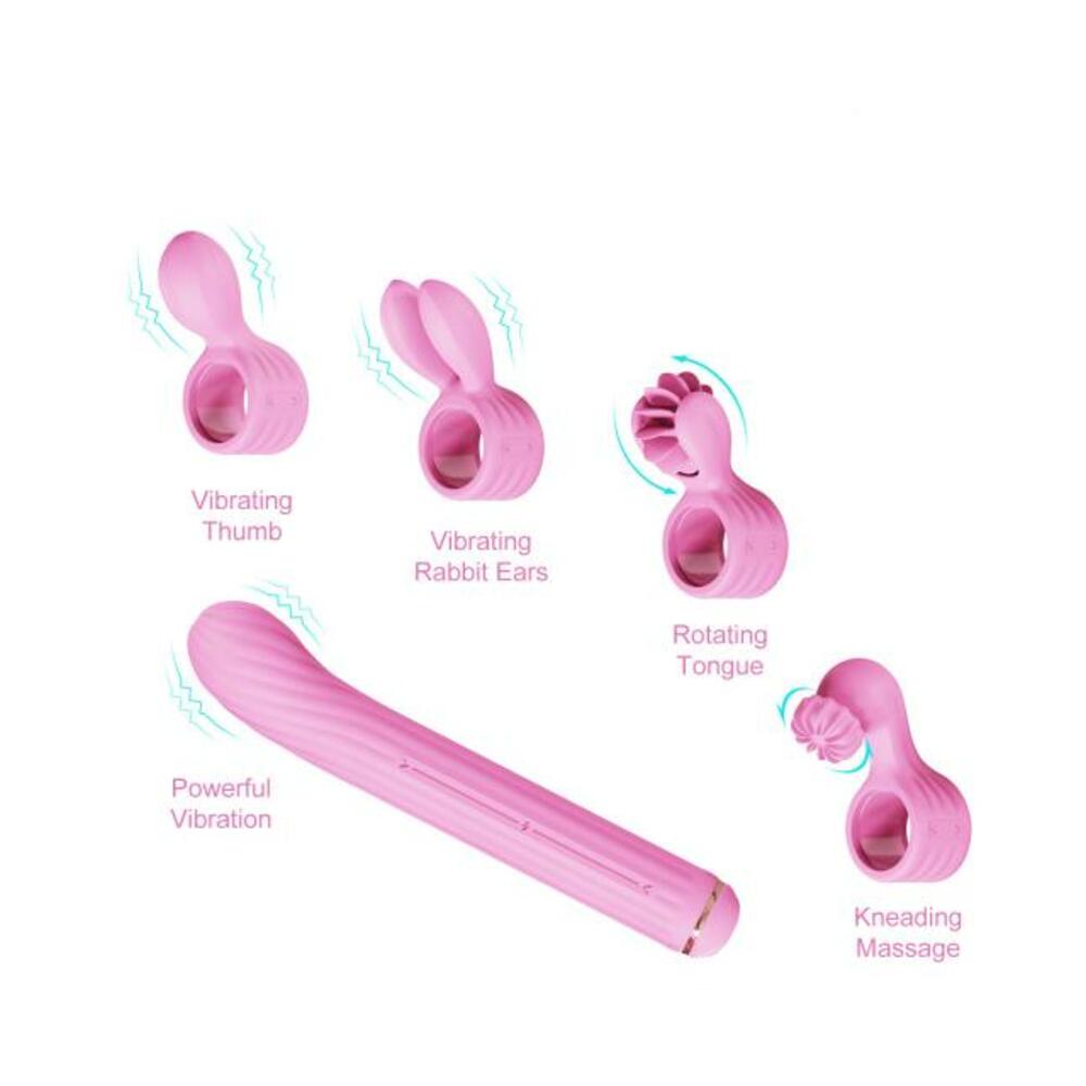 Magic Stick S1 Plus Multi Functioning Vibe Pink