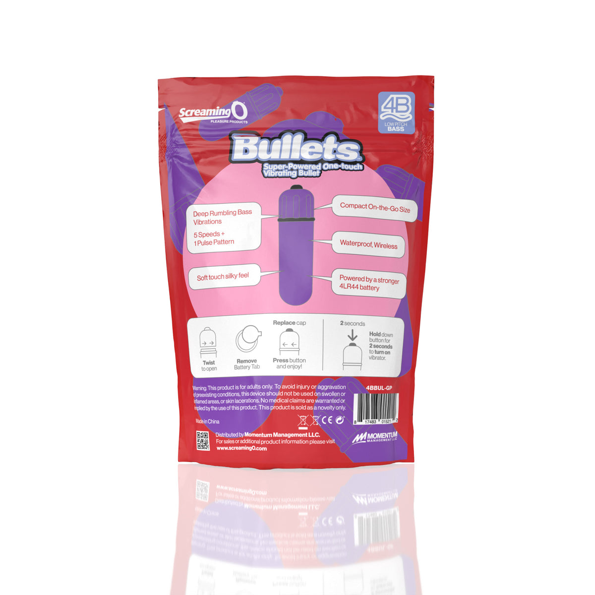 Screaming O 4b Bullet Grape