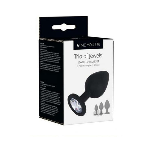 Me You Us Trio Of Jewels Black