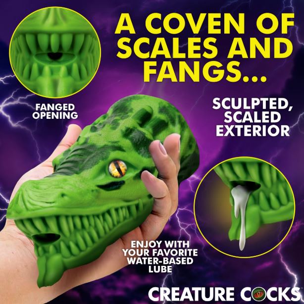 Dragon Tamer Silicone Stroker - Green