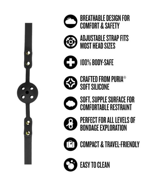 Temptasia Ardor Ball Gag Black