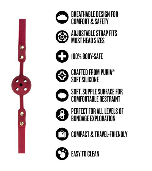 Temptasia Ardor Ball Gag Red