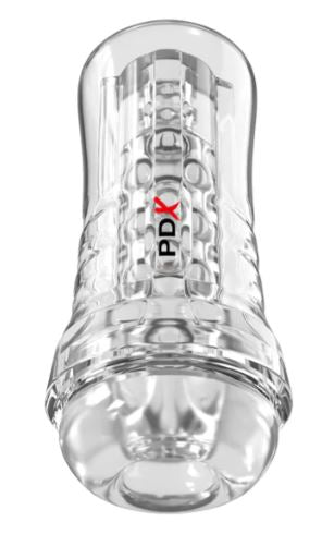 PDX Elite ViewTube See-Thru EZ-Grip Stroker - Clear