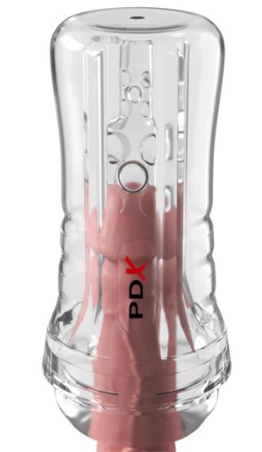 PDX Elite ViewTube See-Thru EZ-Grip Stroker - Clear