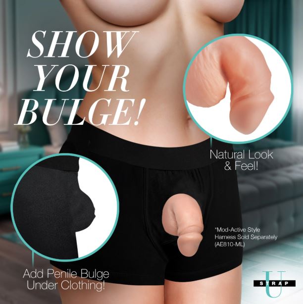 3.6" Silicone Packer Dildo - Light