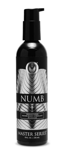 Numb Desensitizing Water Based Lubricant with Lidocaine - 8 oz
