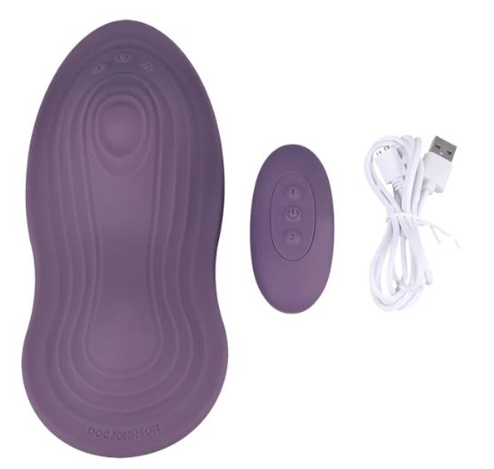 Iride Pleasure Seat Throb Rechargeable With Wireless Remote Dusty Purple