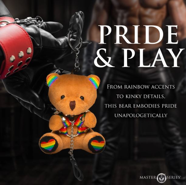 Pride Bear Keychain