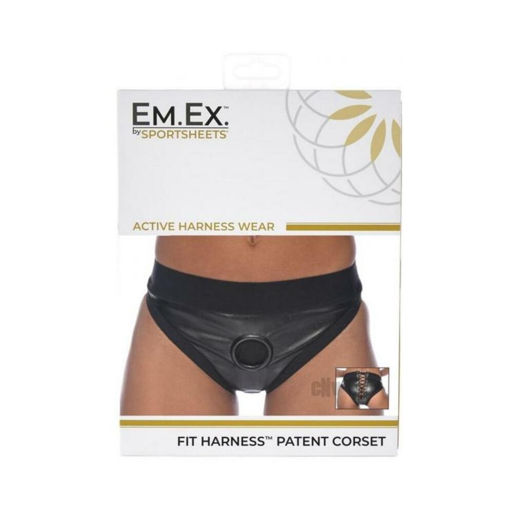 Em Ex Fit Harness Corset Small Black