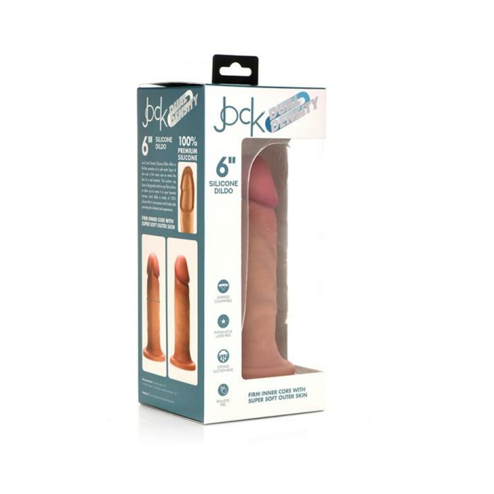 Ultra Realistic Dual Density Silicone Dildo - 6 Inch