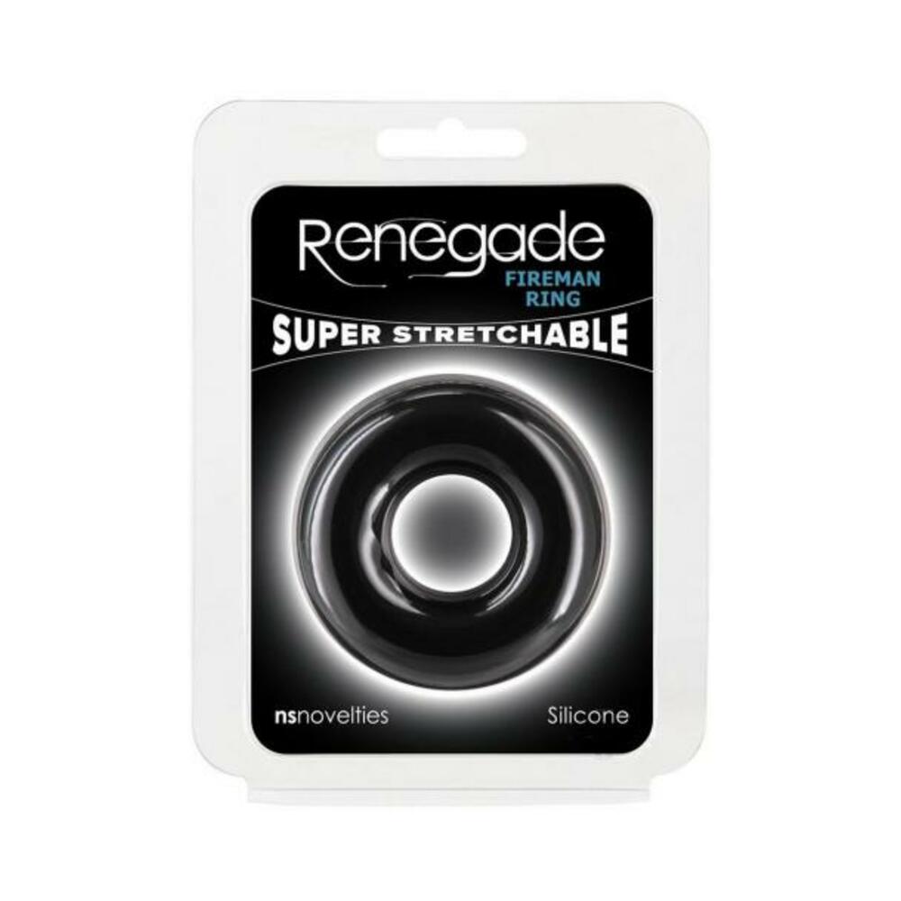 Renegade Fireman Ring Large Black