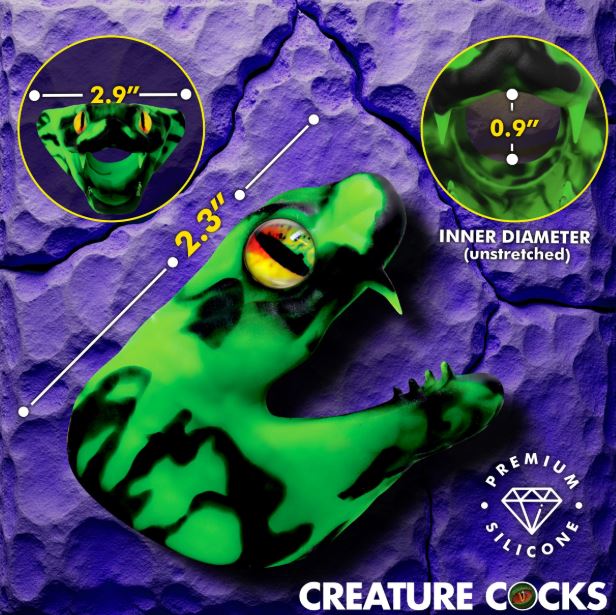 Master Cobra Silicone Cock Ring - Green